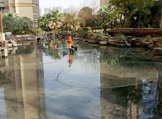 甘肃景观池淤泥清理